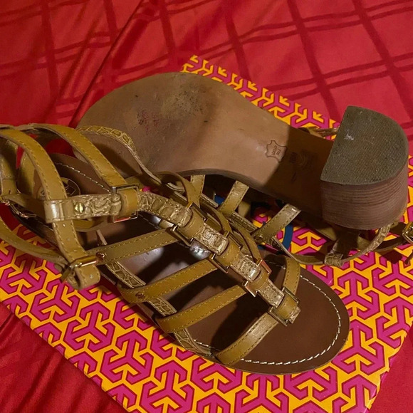 Tory Burch Reggie Leather Gladiator Sandal - Picture 3 of 7